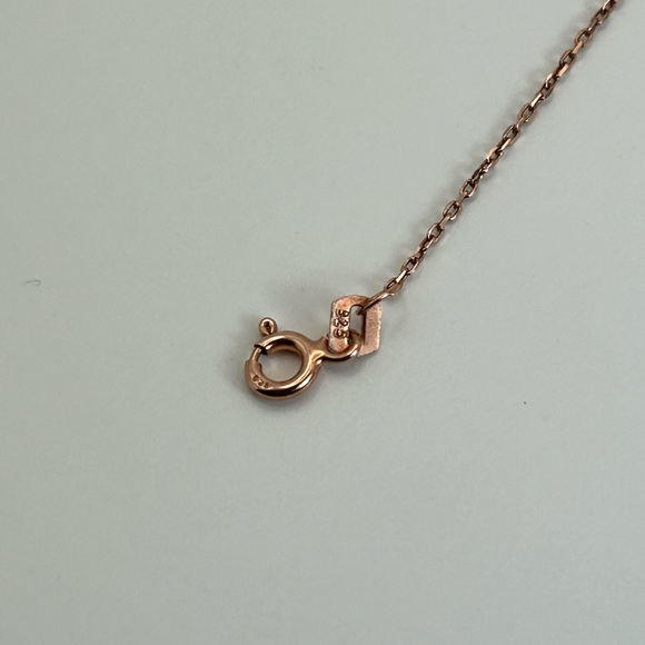 Sunkissed Sterling Silver Cubic Zirconia Fish Bracelet Rose Gold Plating 7" - Picture 7 of 12